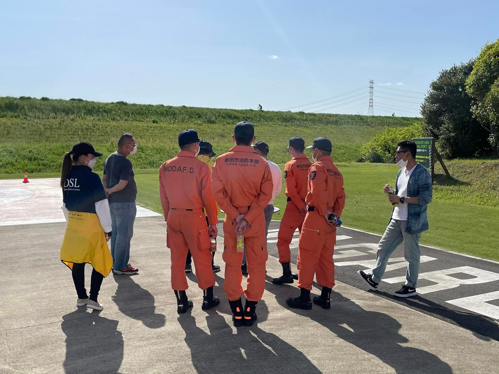 野田市消防局向けドローン研修